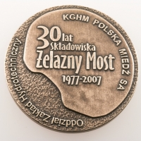 medal odlewany; wykończenie w kolorze patynowanej miedzi; średnica 80mm