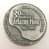medal odlewany; wykończenie w kolorze patynowanego srebra; średnica 80mm